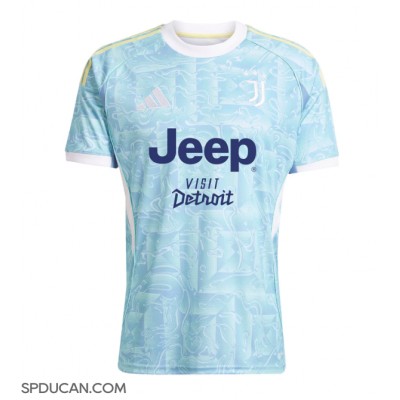 Muški Nogometni Dres Juventus Lloyd Kelly #6 Gostujuci 2025-26 Kratak Rukav Muški Nogometni Dres Juventus Lloyd Kelly #6 Gostujuci 2025-26 Kratak Rukav